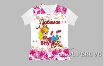 Купить детскую футболку с рисунком для девочек в Барановичах